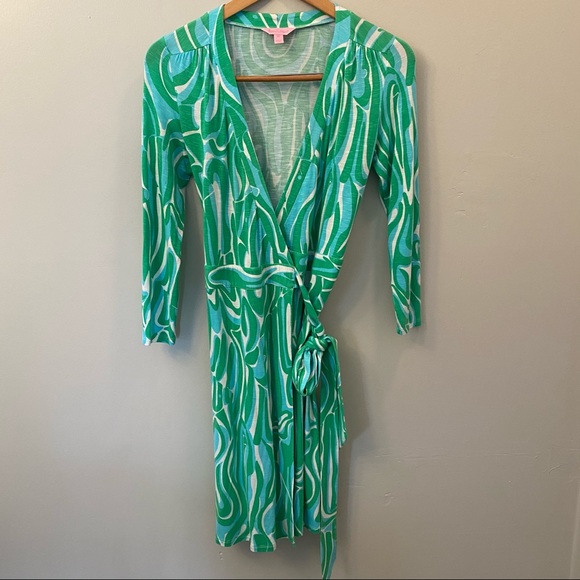 Lilly Pulitzer Dresses & Skirts - Lilly Pulitzer | Meridan Wrap Dress size XS